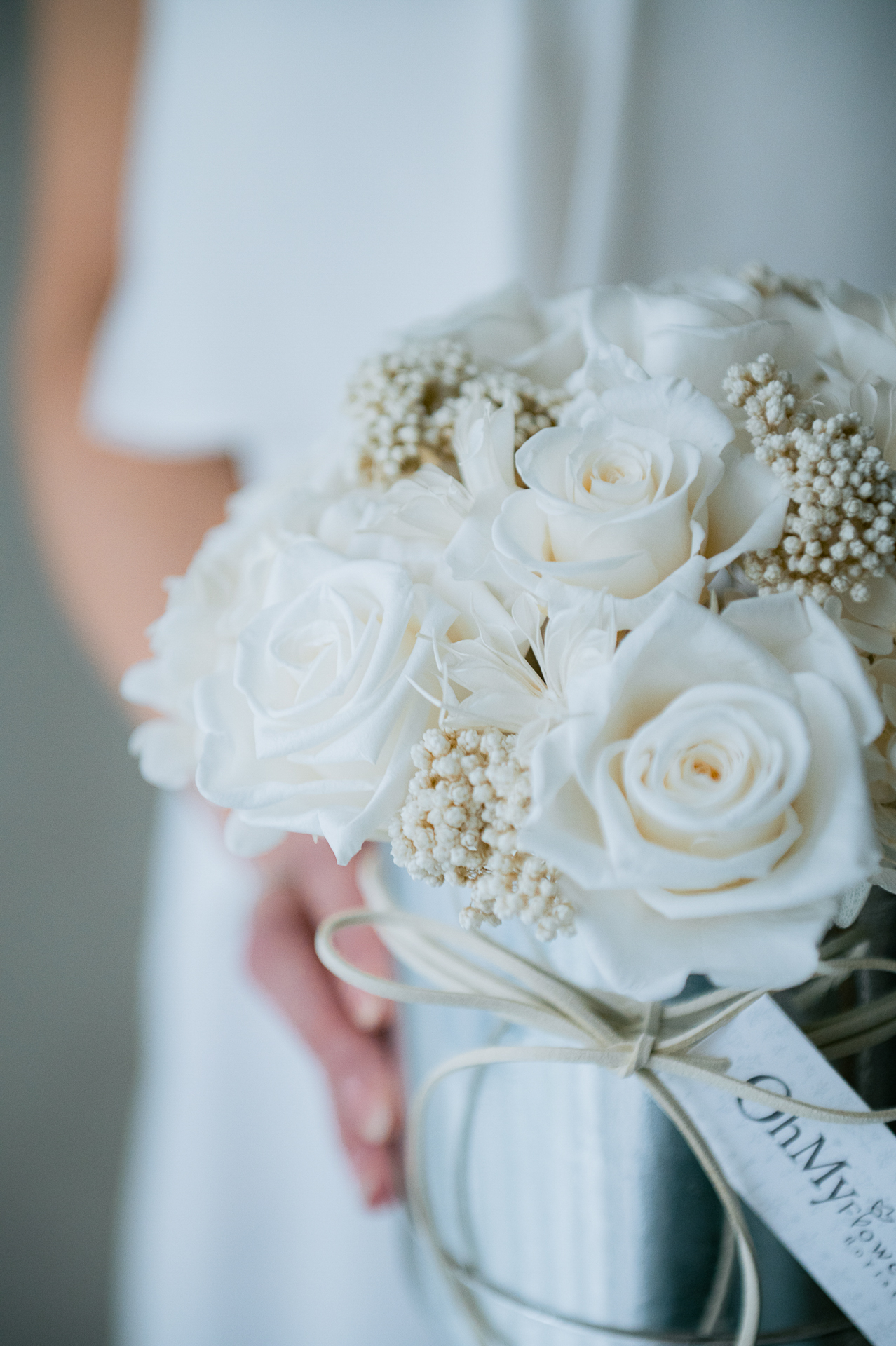 朵朵真愛|摯愛白色永生玫瑰花禮盒 3 朵朵真愛|摯愛白色永生玫瑰花禮盒 :圖片 3