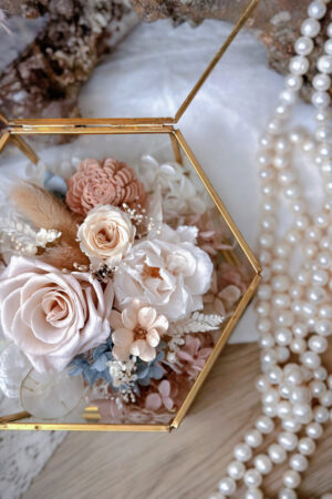 維納斯的愛｜永生花玻璃花盒