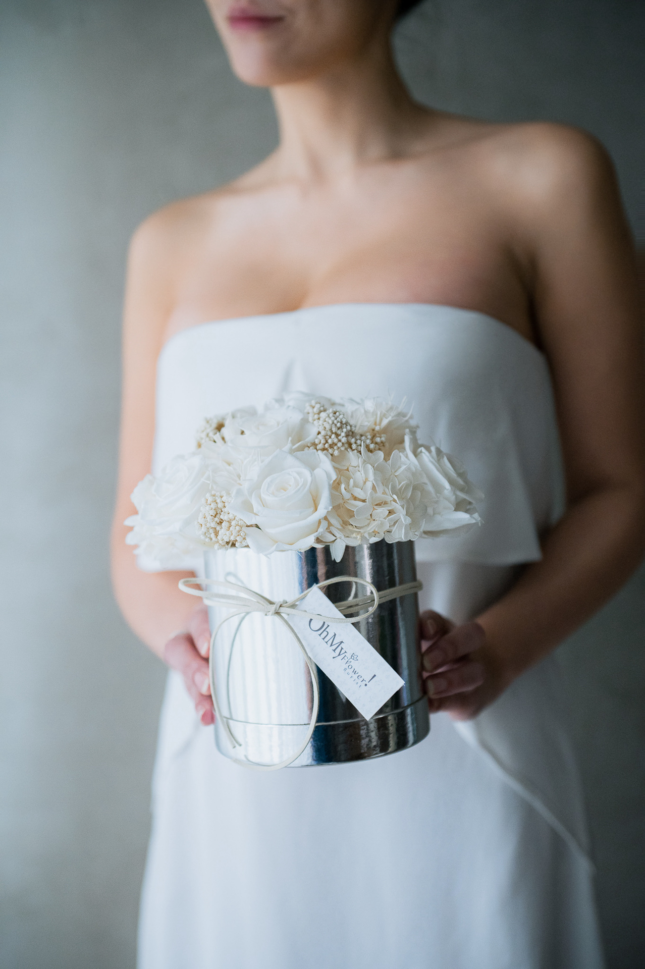 朵朵真愛|摯愛白色永生玫瑰花禮盒 4 朵朵真愛|摯愛白色永生玫瑰花禮盒 :圖片 4