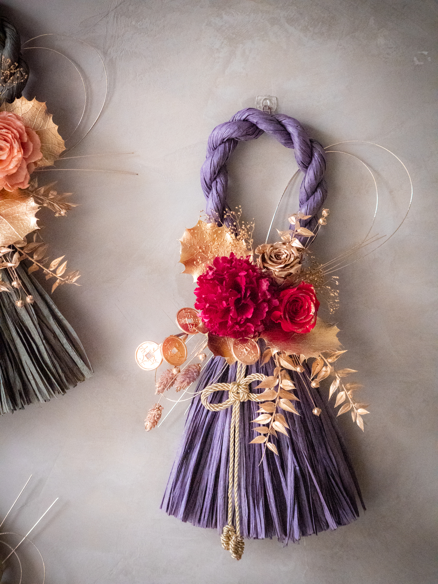 |紅開紫運|長型注連繩 5 |紅開紫運|長型注連繩:圖片 5