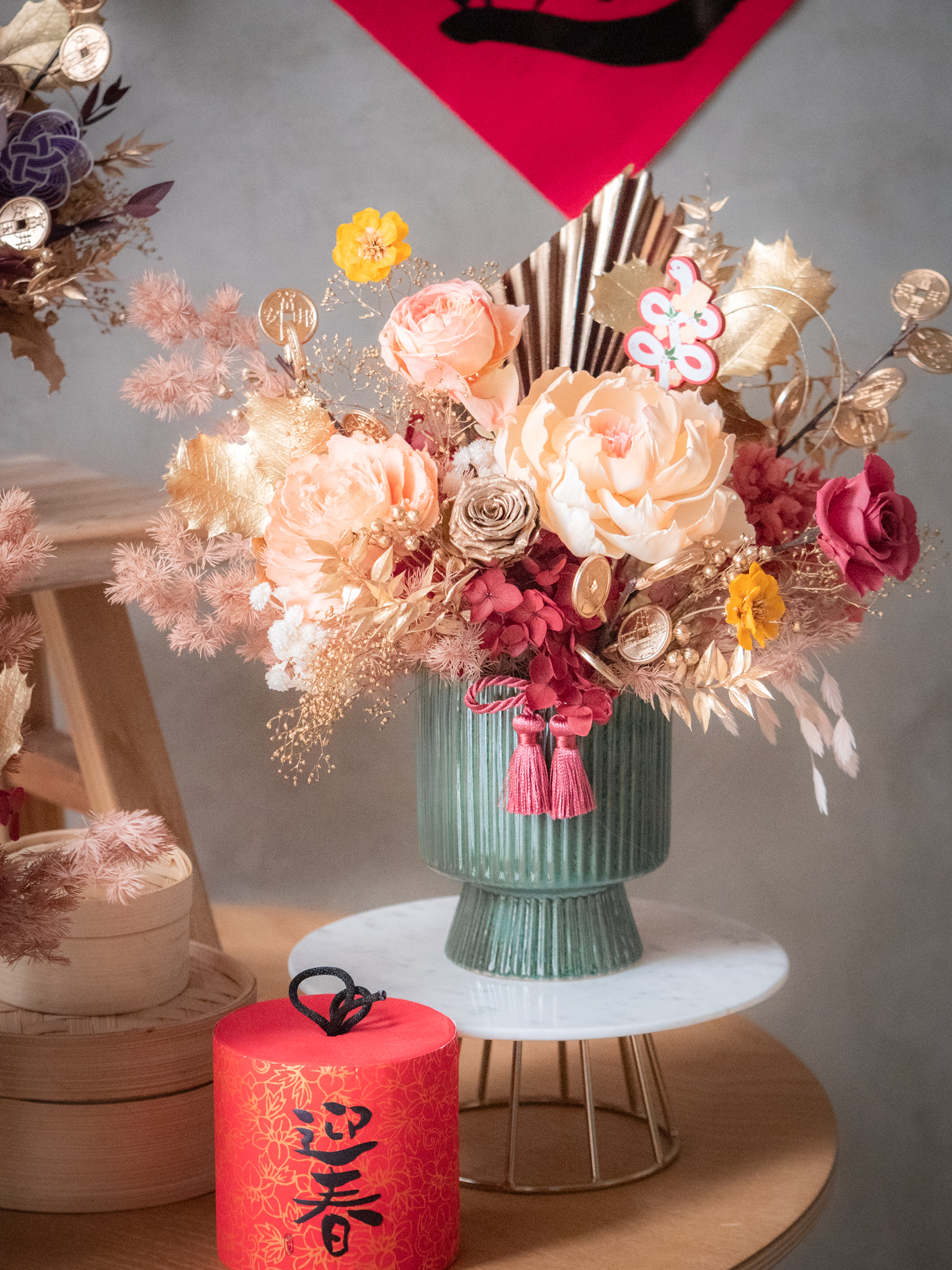 |花橘滿堂 |M 永生盆花 3 |花橘滿堂 |M 永生盆花:圖片 3