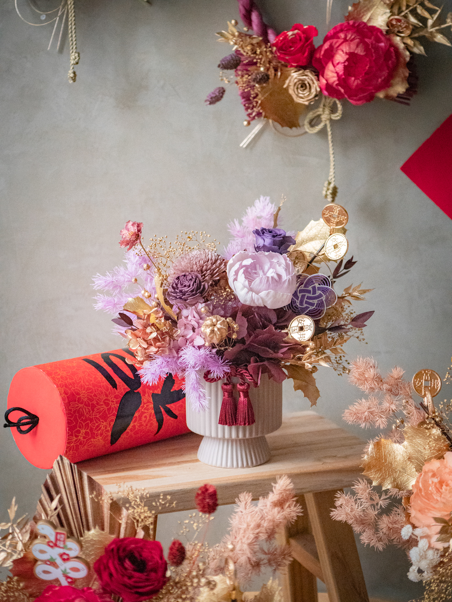 |花紫吉祥 |S 永生盆花 4 |花紫吉祥 |S 永生盆花:圖片 4