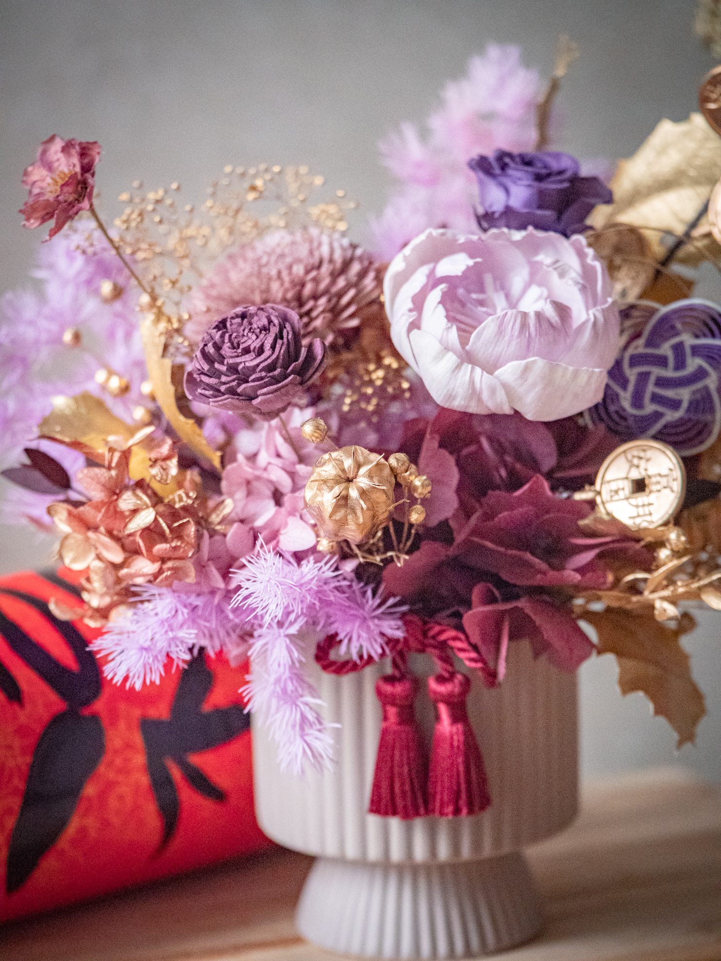 |花紫吉祥 |S 永生盆花 5 |花紫吉祥 |S 永生盆花:圖片 5