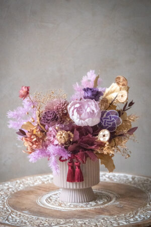 ｜花紫吉祥 ｜S 永生盆花