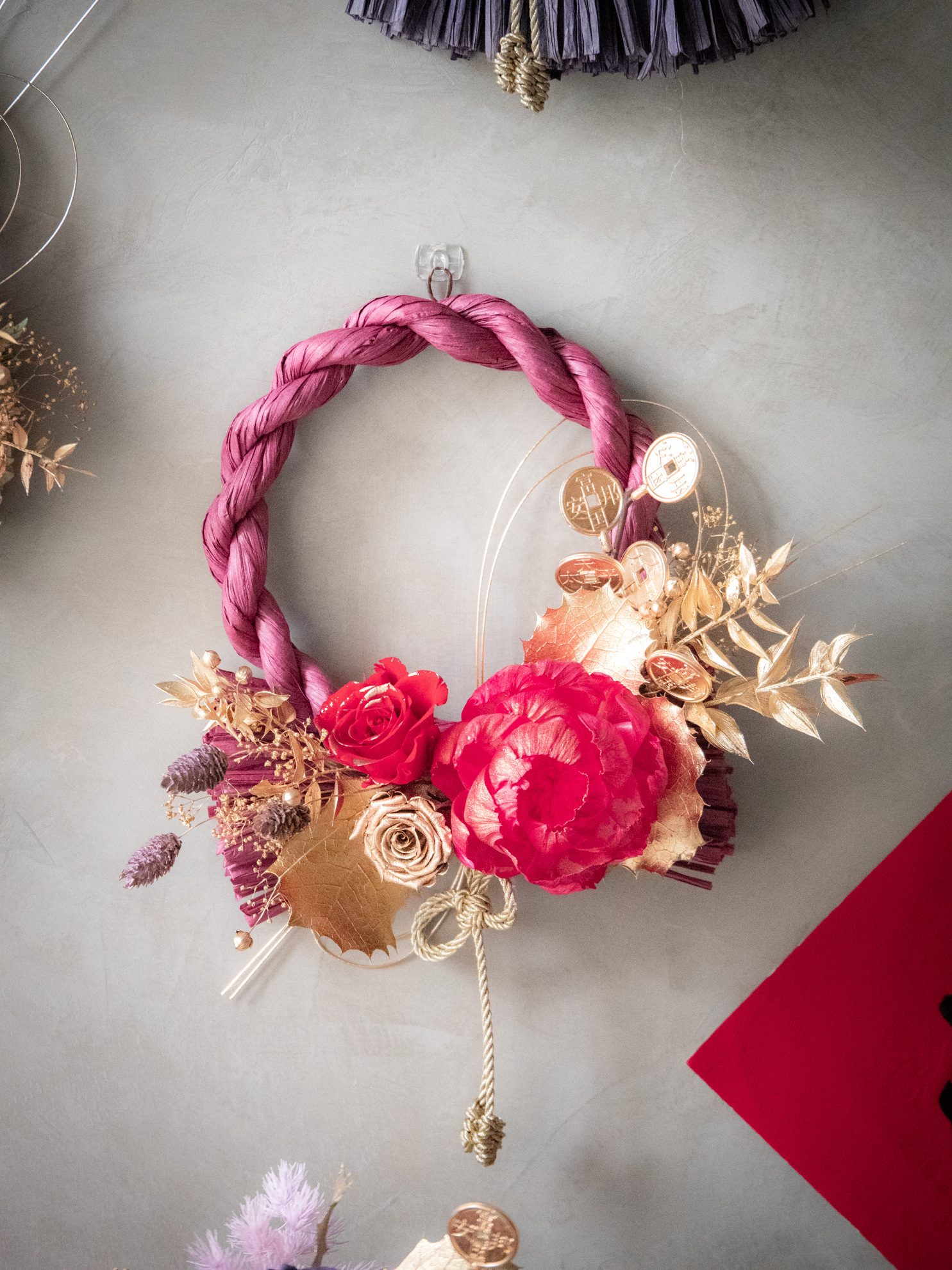 |金紅迎祥|圓形注連繩 6 |金紅迎祥|圓形注連繩:圖片 6