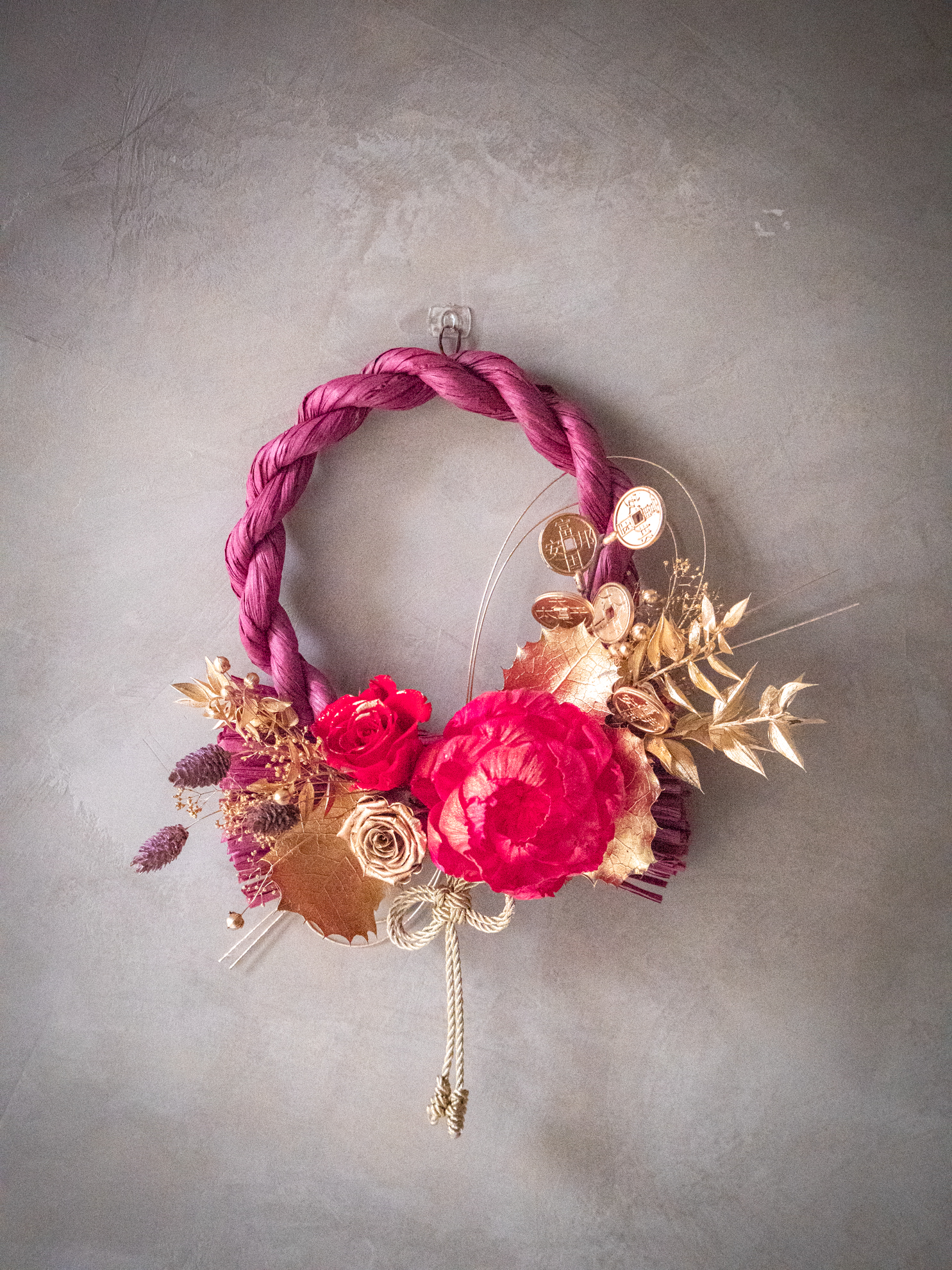 |金紅迎祥|圓形注連繩 1 |金紅迎祥|圓形注連繩