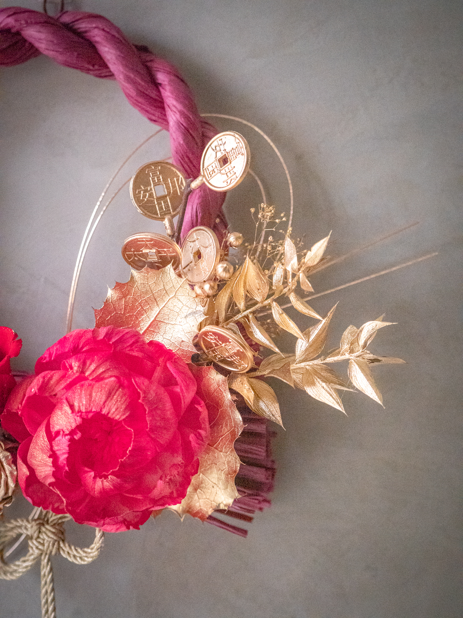 |金紅迎祥|圓形注連繩 4 |金紅迎祥|圓形注連繩:圖片 4