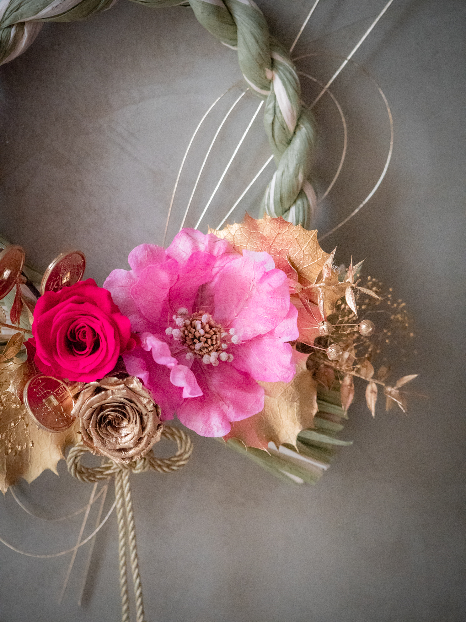 |桃開金福|圓形注連繩 5 |桃開金福|圓形注連繩:圖片 5