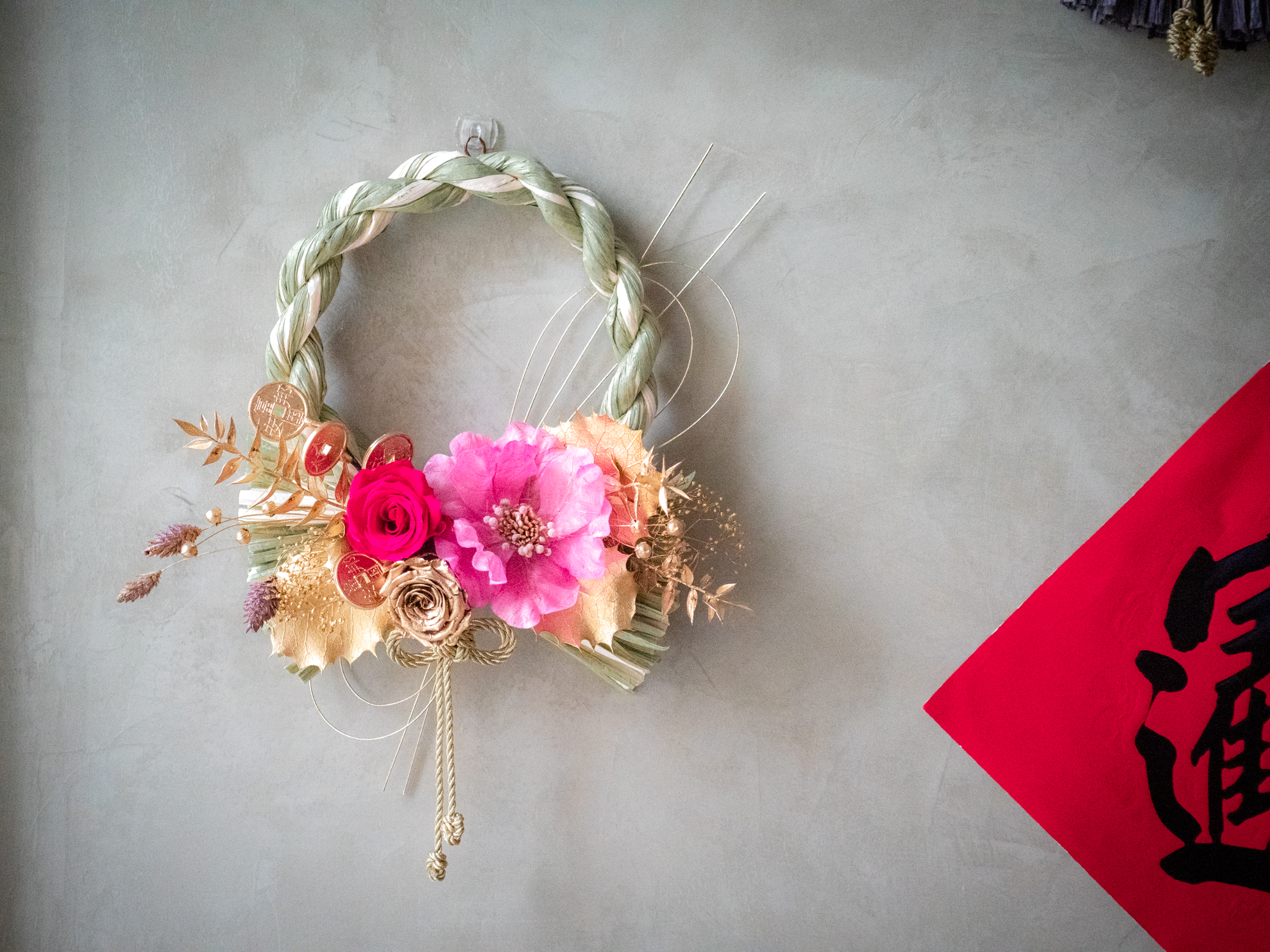 |桃開金福|圓形注連繩 6 |桃開金福|圓形注連繩:圖片 6