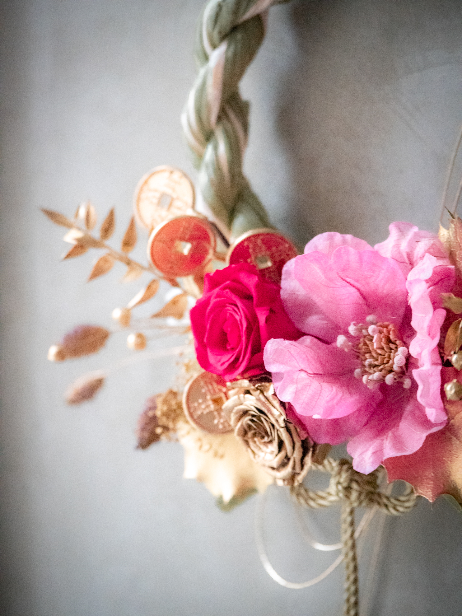 |桃開金福|圓形注連繩 4 |桃開金福|圓形注連繩:圖片 4