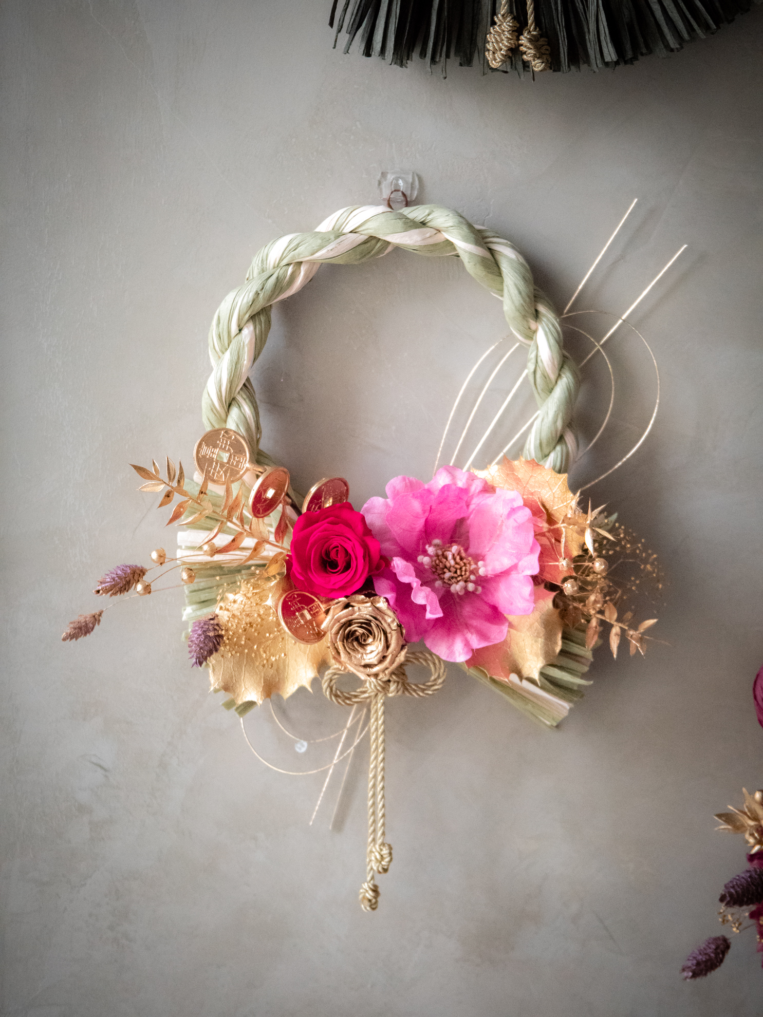 |桃開金福|圓形注連繩 8 |桃開金福|圓形注連繩:圖片 8