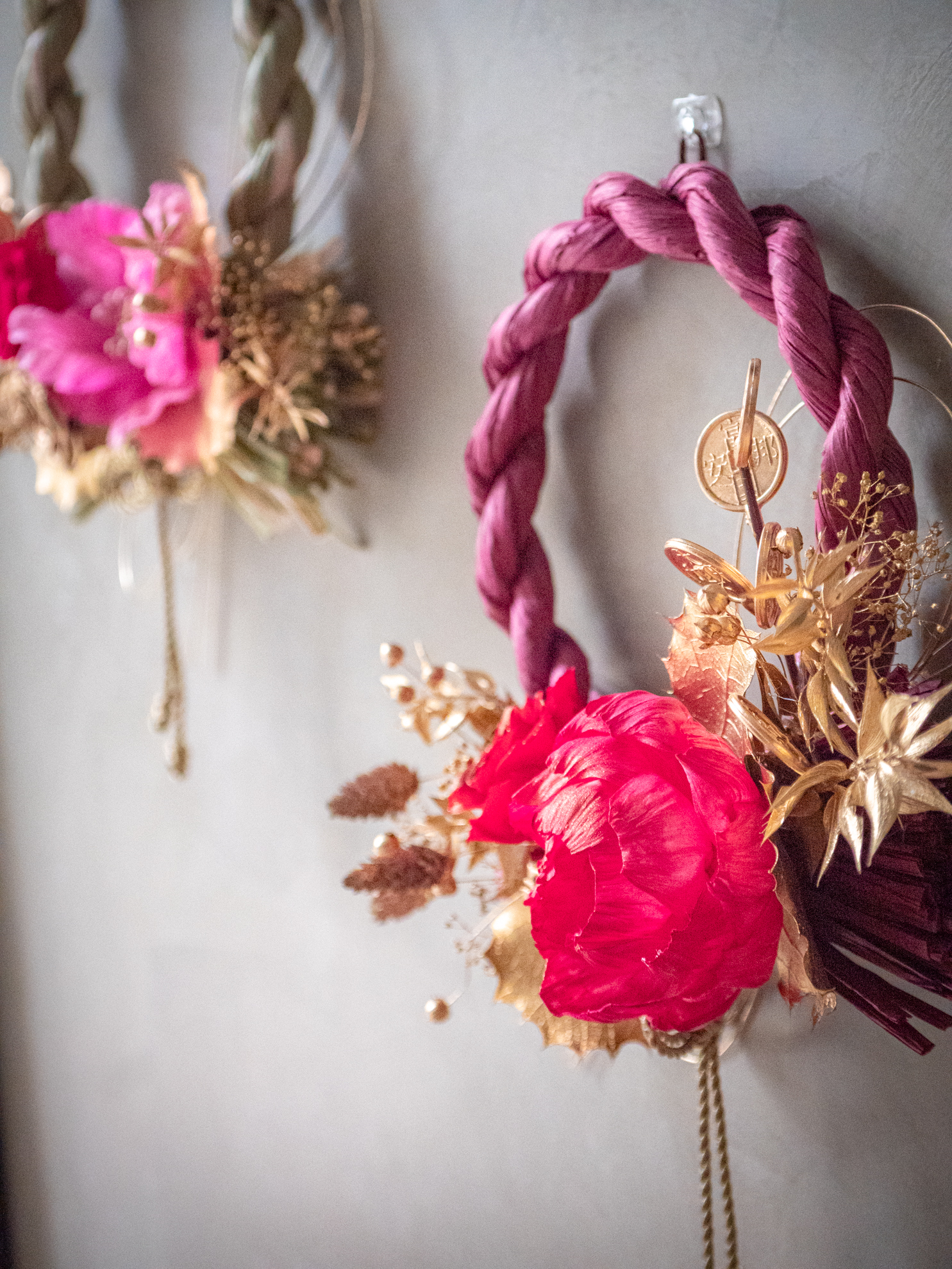 |金紅迎祥|圓形注連繩 2 |金紅迎祥|圓形注連繩:圖片 2