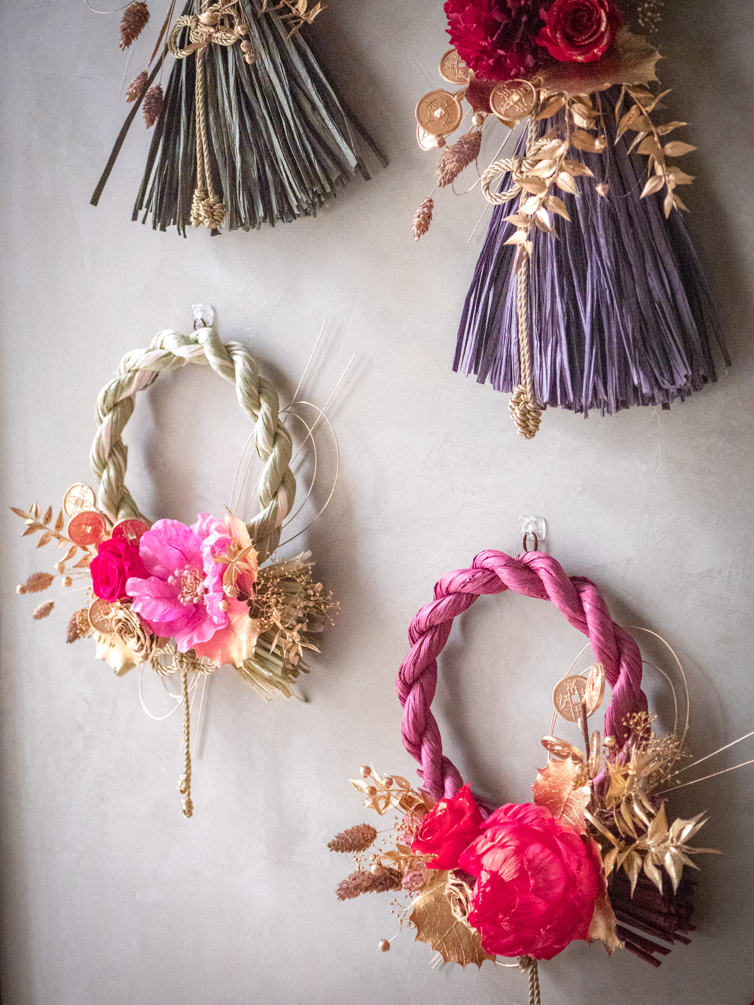 |桃開金福|圓形注連繩 11 |桃開金福|圓形注連繩:圖片 11